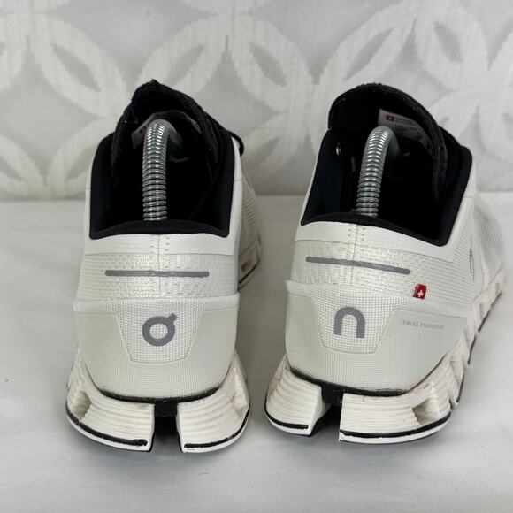 On Running Cloud X White Black Mesh Shoes Mens Size 9.5 Sneakers - Picture 3 of 11